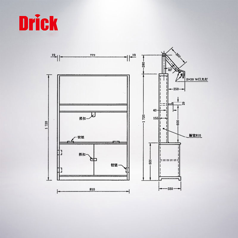 DRK908F紗線條（tiáo）幹評定台（黑板法）